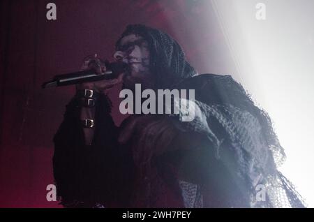 Attila Csihar of Mayhem performing at Fuzz Live Music Club, Athens / Greece, May 2022 Stock Photo