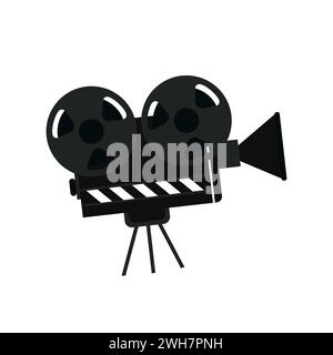 Movie Camera Icon Stock Vector