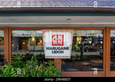 Honolulu, HI,  USA - January 14, 2024:Waikiki, Hawaii. Stock Photo