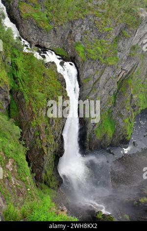 Vøringfossen, Vøring Falls, Vestland county, Norway, Scandinavia ...