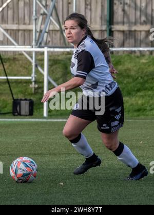 Glasgow, Scotland, UK. October 15th, 2023: Ayr United Women playing a SWF Championship South league game in Glasgow. Stock Photo