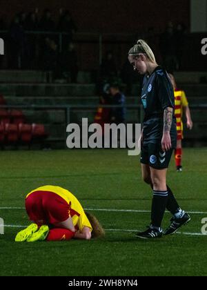 Glasgow, Scotland, UK. November 6th, 2022: Rossvale Women playing against Ayr United in the SWF Championship South league. Stock Photo