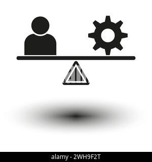 Employee performance appraisal icon. Vector illustration. EPS 10. Stock Vector