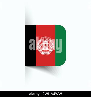 Afghanistan national flag Stock Vector