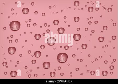 Beauty background with oil drops. Liquid wet drops of gel or collagen. Spilled puddles of cosmetic serum or water. Round clean swatch of essence lotio Stock Vector