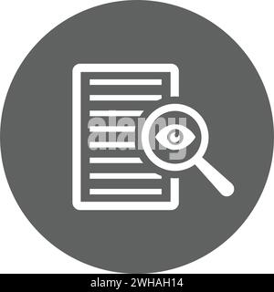 Content Proofreading icon. design template vector illustration for graphic and web design or commercial purposes. Stock Vector