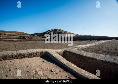 Nazca Ruiins walls of old Inca temples ancient findings Peruvian populations city ...