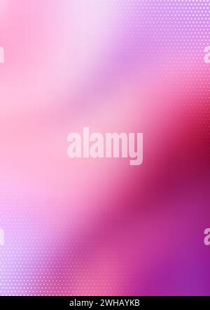 Abstract pastel pink gradient blur background with halftone dots overlay design Stock Vector