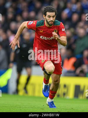 Rayan Ait-Nouri of Wolverhampton Wanderers reacts during the Carabao ...