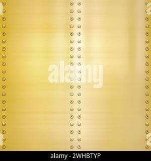 Gold plate background Stock Photo