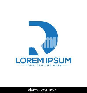 DR Letter Logo Design. Stock Vector
