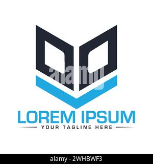 DVD Letter Logo Design. Professional DVD Logo Design. Stock Vector