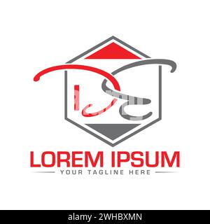 DE Letter Logo Design. Unique and Professional DE Logo Design. Stock Vector