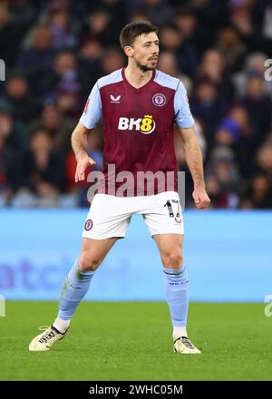 Clement Lenglet of Aston Villa during the Emirates FA Cup Fourth Round Replay match between Aston Villa and Chelsea at Villa Park. Stock Photo