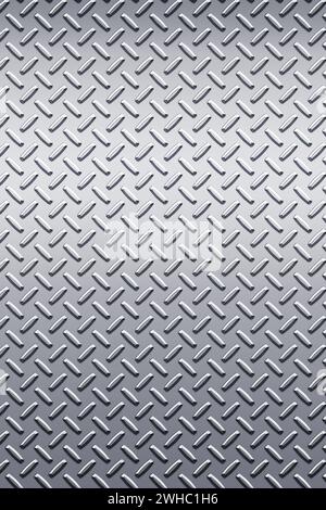 Diamond plate metal texture Stock Photo