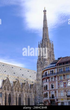 St Stephen's Cathedral, Stephansplatz, 1st district, Vienna, Austria Stock Photo