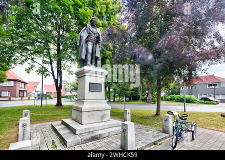 Eilhard, Mitscherlich, monument, architecture, town view, city tour, tourism, Jever, Friesland, Lower Saxony, Germany, Stock Photo