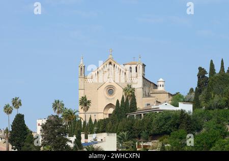 Transfiguracio del Senyor parish church, Arta, Mallorca, Balearic Islands, Spain Stock Photo