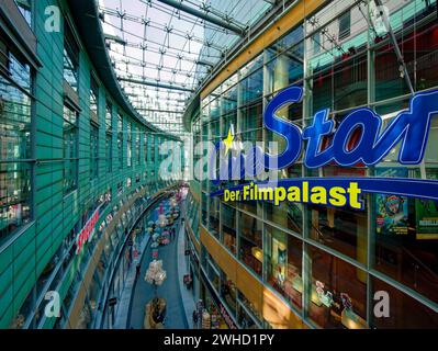 Shopping centre Passage Petersbogen, interior view, Leipzig, Saxony, Germany Stock Photo