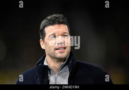 TV expert Michael Ballack DAZN, portrait, smiles, Voith-Arena, Heidenheim, Baden-Wuerttemberg, Germany Stock Photo