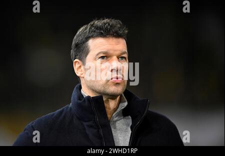 TV expert Michael Ballack DAZN, Portrait, Voith-Arena, Heidenheim, Baden-Wuerttemberg, Germany Stock Photo