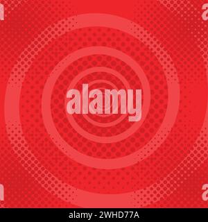 Colored comic page background with halftone effects Vector Stock Vector