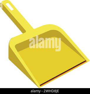 Isolated colored cleaning dust picker icon Vector Stock Vector