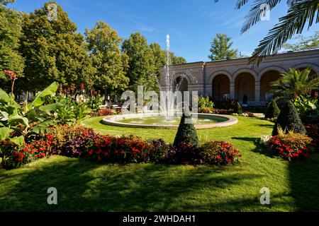 Regency building in the state spa Bad Kissingen, Lower Franconia, Franconia, Bavaria, Germany Stock Photo