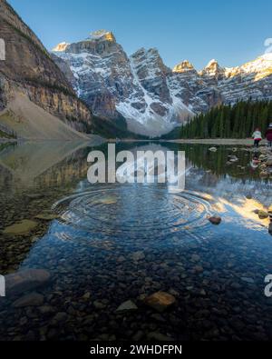 Moraine Lake, Banff National Park, Canada Stock Photo