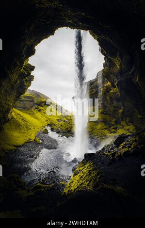 A landscape view of the mossy rocks in Katla Geopark Stock Photo - Alamy
