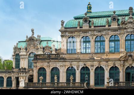 Dresden, Zwinger, Zwinger Xperience, Wallpavillon Stock Photo