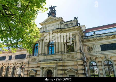 Dresden, Albertinum, art gallery, main portal Stock Photo