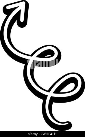 Isolated white comic arrow transition Vector Stock Vector Image & Art ...