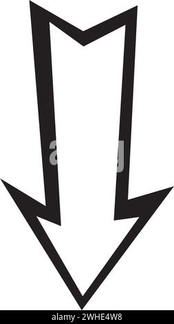 Isolated white comic arrow transition Vector Stock Vector Image & Art ...