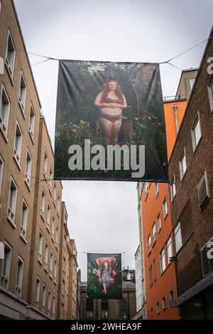 Siân Davey: 'The Garden' - outdoor exhibition in the Soho Photography Quarter in Ramillies Place W1, London, England, UK Stock Photo