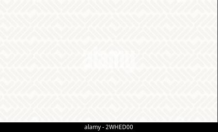 Seamless pattern of light diagonal geometric shapes on almost white background. Abstract high resolution full frame simple background with copy space. Stock Photo