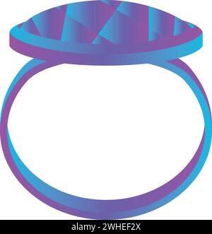 Isolated colored ring icon with diamond Vector Stock Vector Image & Art ...