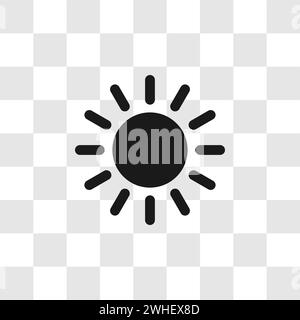 brightness control from bright to dark Stock Vector