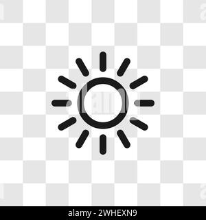 brightness control from bright to dark Stock Vector