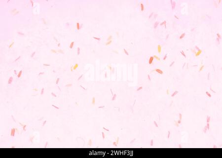 Handmade recycled paper texture as background. Stock Photo