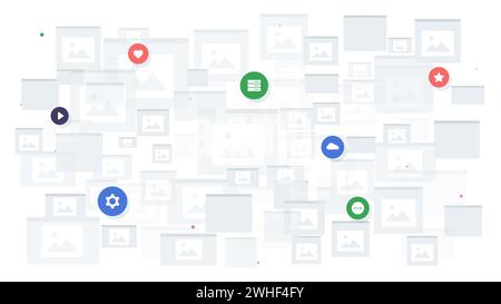 Web pages generation vector concept Stock Vector