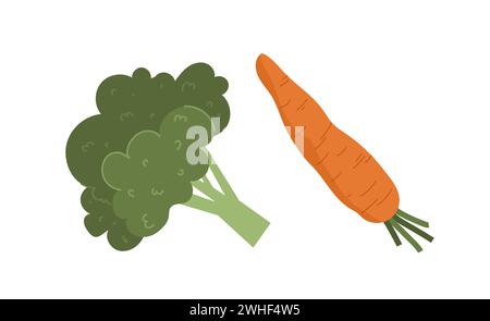Set of vegetables vector Stock Vector