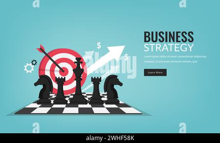 Chess - Business growth strategy concept Stock Vector Image & Art - Alamy