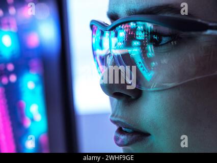 AI engineering, conceptual image Stock Photo