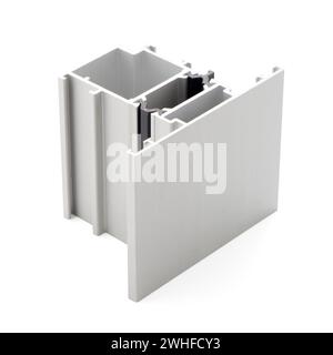 Aluminium profile sample Stock Photo