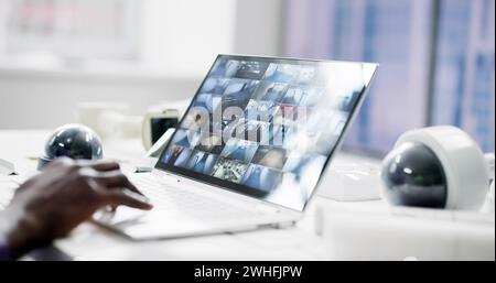 CCTV Security System Alarm Home Office Equipment Stock Photo