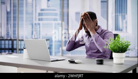 Ransomware Cyber Attack Showing Personal Files Encrypted Screen Stock Photo