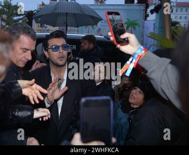 Sanremo, Italy. 09th Feb, 2024. Sanremo Festival 2024 Miss Italia Mendez Credit: Independent Photo Agency/Alamy Live News Stock Photo