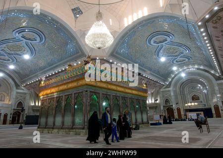 tomb of Ruhollah Khomeini, Behesht-e Zahra, Tehran, Iran Stock Photo