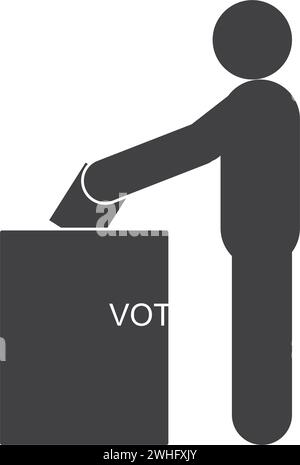 general election icon vector illustration design Stock Vector